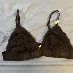 VS-PINK BNWT Lightly Lined Bralette Size Large